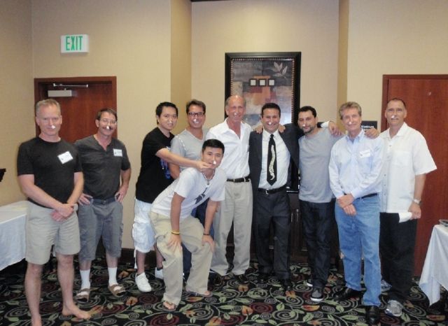 A group of certified Cranial Facial Release doctors gathered at a CFR seminar