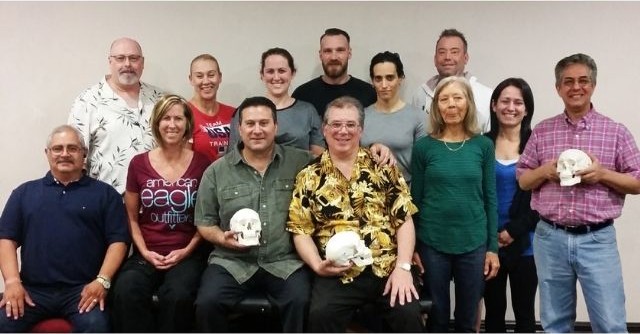 Recommended Cranial Facial Release doctors gathered at a CFR seminar