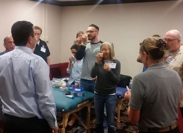 Doctors refining the CFR technique during training