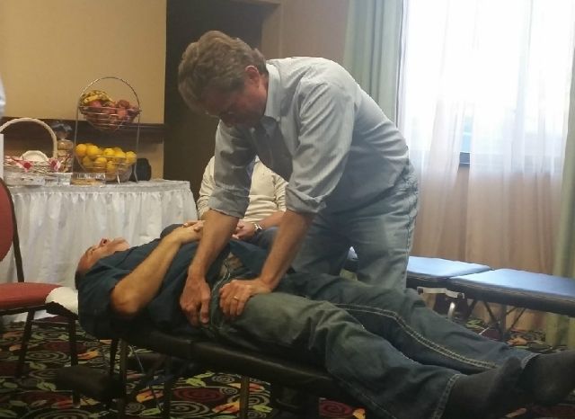 Cranial Facial Release seminar group of certified doctors