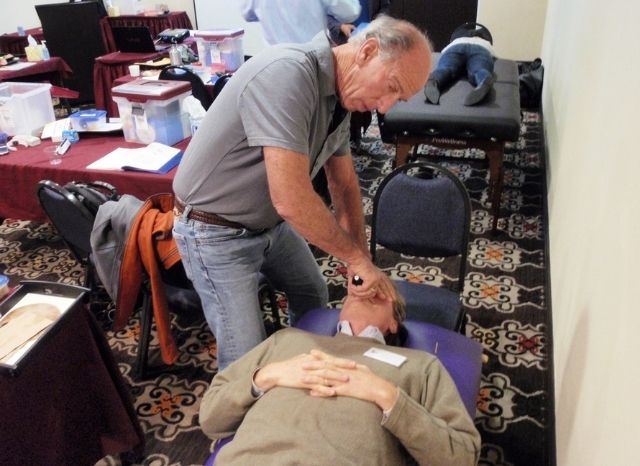 A Cranial Facial Release seminar community moment